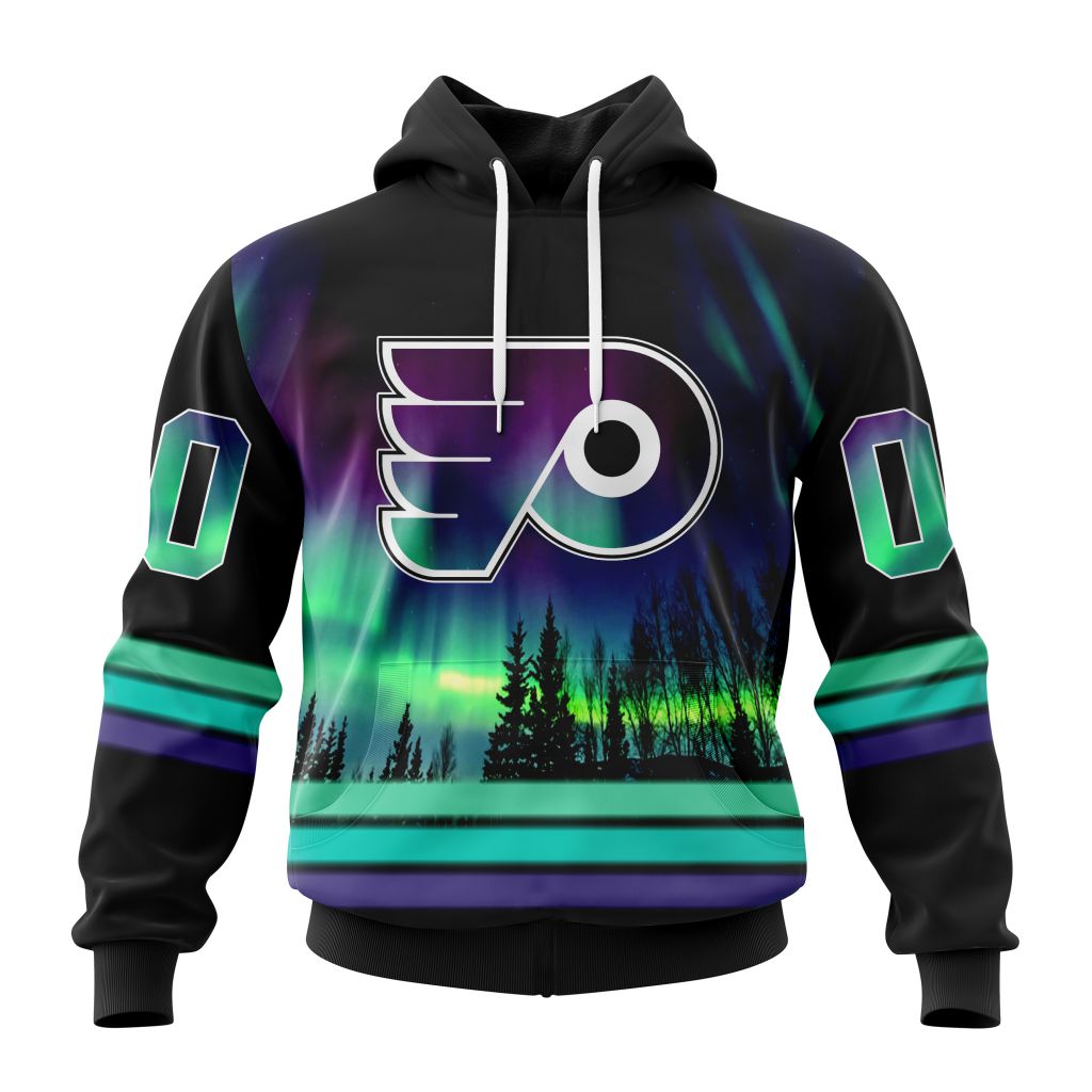 Personalized NHL Philadelphia Flyers Hoodie Special Design With Northern Lights All Over Print 3D Hoodie Unisex 1 ij0wlz.jpg