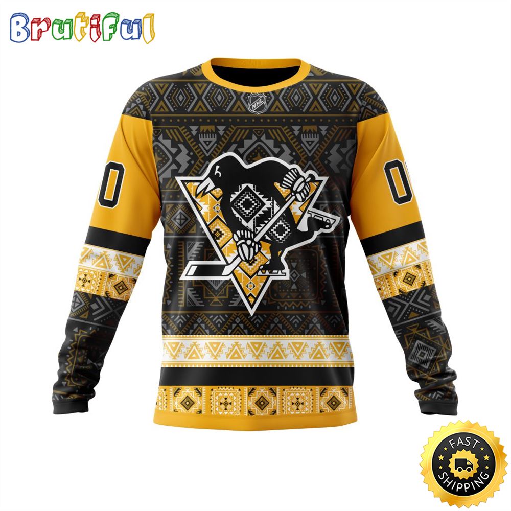 Personalized NHL Pittsburgh Penguins Sweatshirt Specialized Native Concepts All Over Print Sweatshirt Unisex 1 x6kzdc.jpg