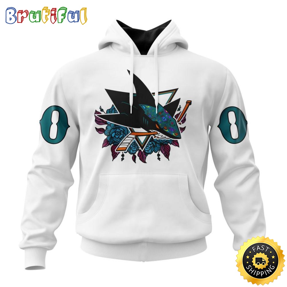 Personalized NHL San Jose Sharks Hoodie Specialized Dia De Muertos 3D Hoodie Unisex Tshirt Hoodie fxisv5