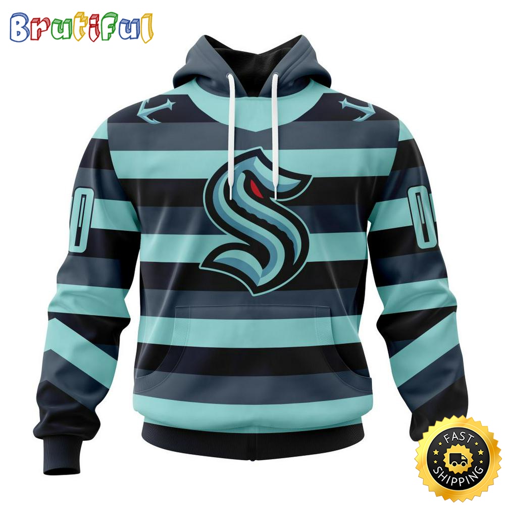 Personalized NHL Seattle Kraken Hoodie Specialized Unisex Kits With Retro Concepts All Over Print Hoodie px4v5q