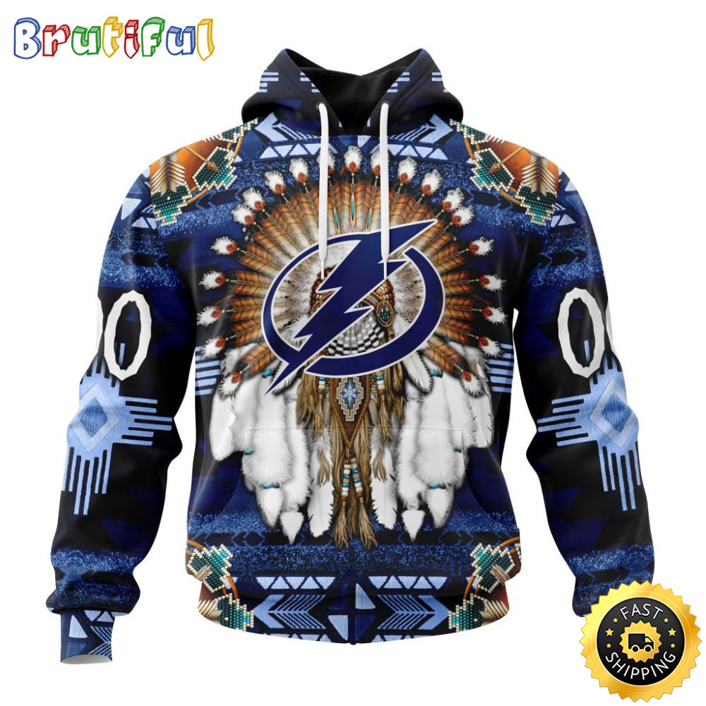 Personalized NHL Tampa Bay Lightning Hoodie Special Native Costume Design 3D Hoodie Unisex Tshirt Hoodie en2ohx