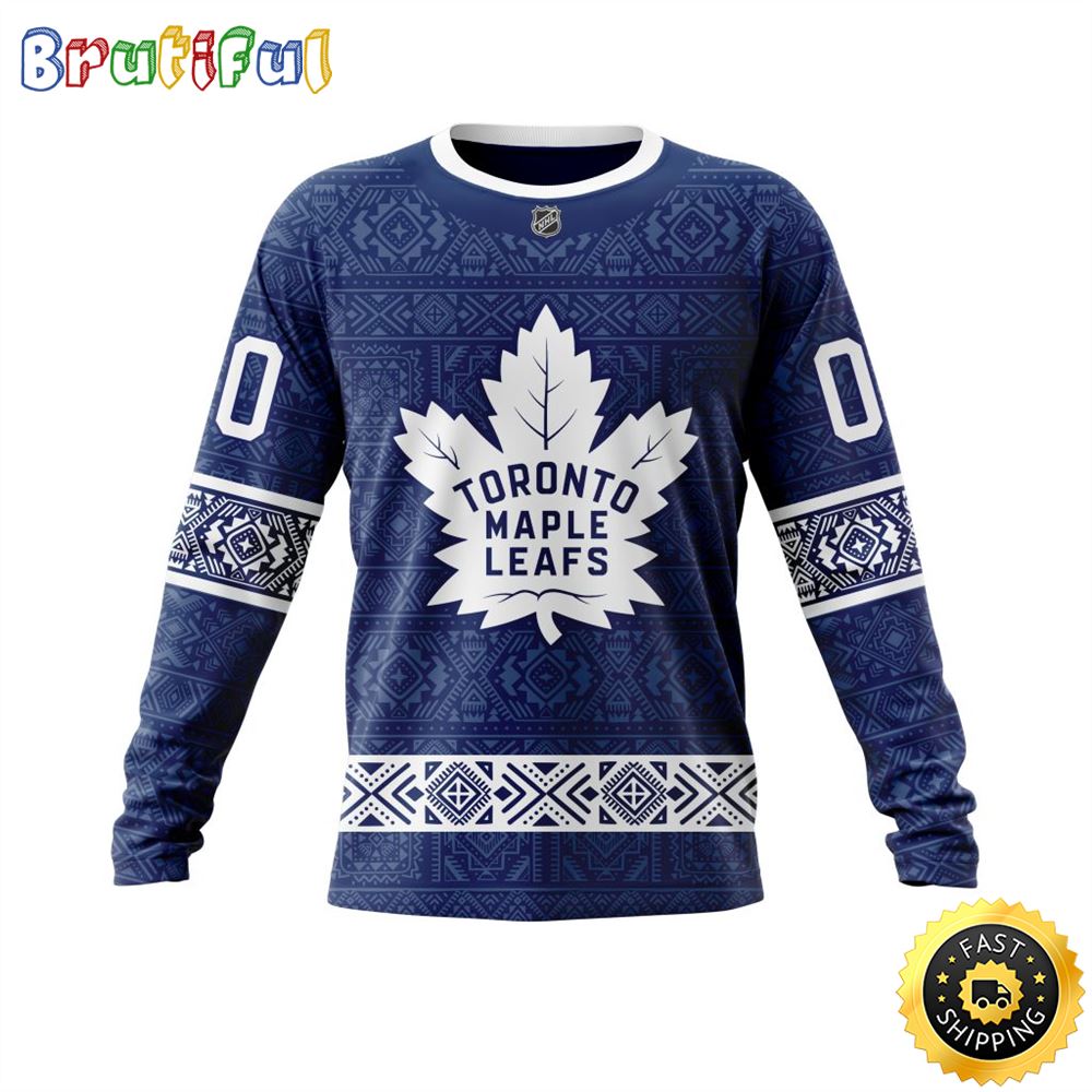 Personalized NHL Toronto Maple Leafs Sweatshirt Specialized Native Concepts All Over Print Sweatshirt Unisex 1 b4niai.jpg