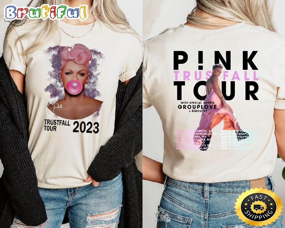 Pnk Summer Carnival 2023 Trustfall Album Tee Pink Singer Tour Music Festival Shirt Concert Apparel Tour Shirt bod8tz