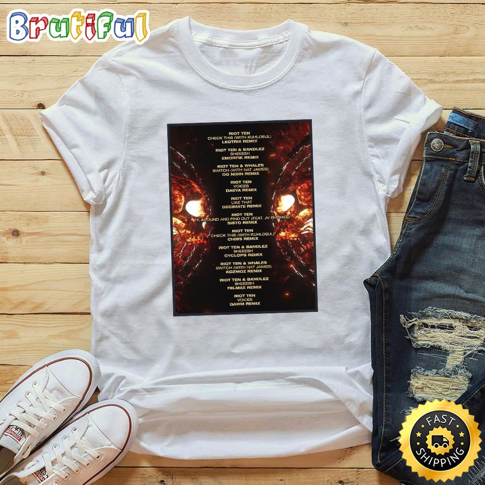 Riot Ten Concerts & Live Tour Dates 2023 2024 Shirt