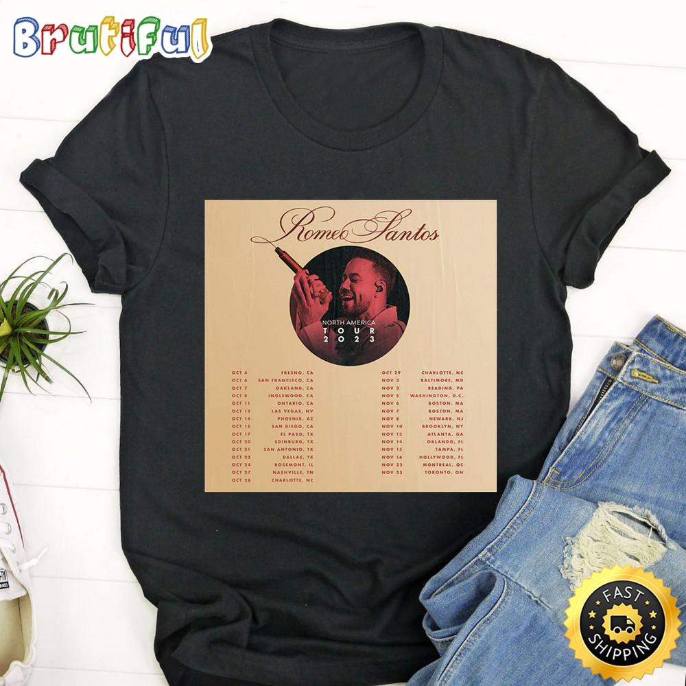 Romeo Santos North America Tour 2023 T Shirt dhgnaf.jpg