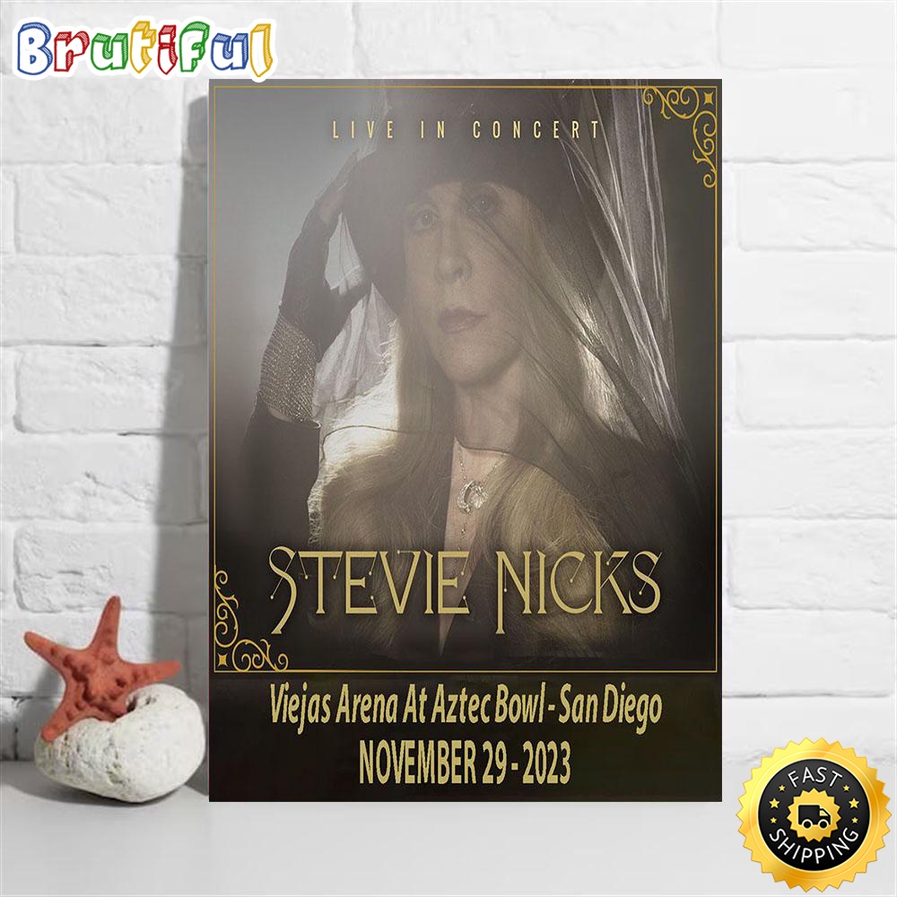 Stevie Nicks Live In Concert Vieas Arena At Aztec Bowl San Diego Tour 2023 Poster ts9ey9.jpg