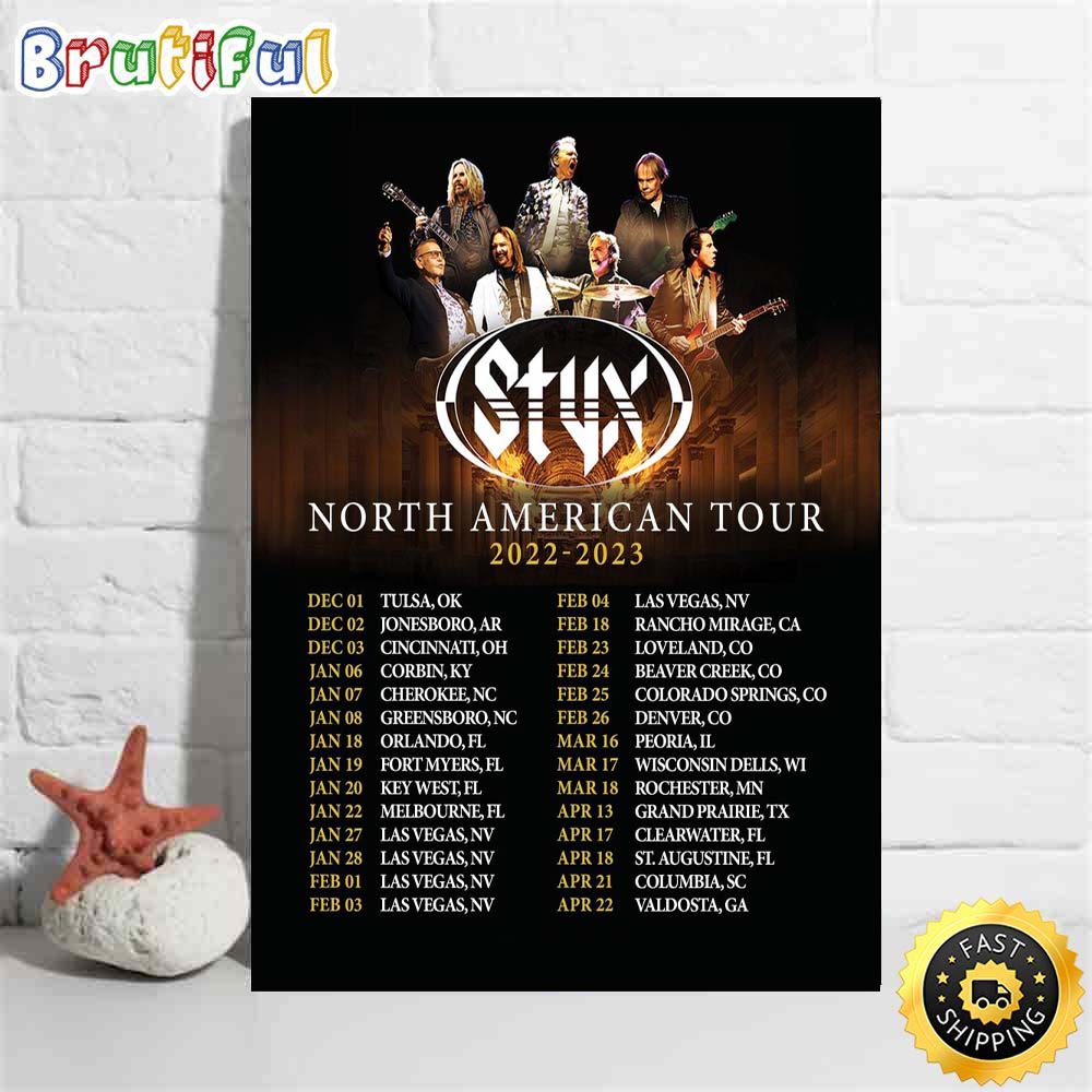 Styx North American Tour 2023 Poster aq2anf