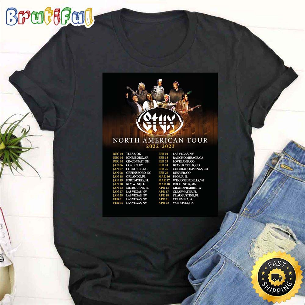 Styx North American Tour 2023 T Shirt ihpcs8