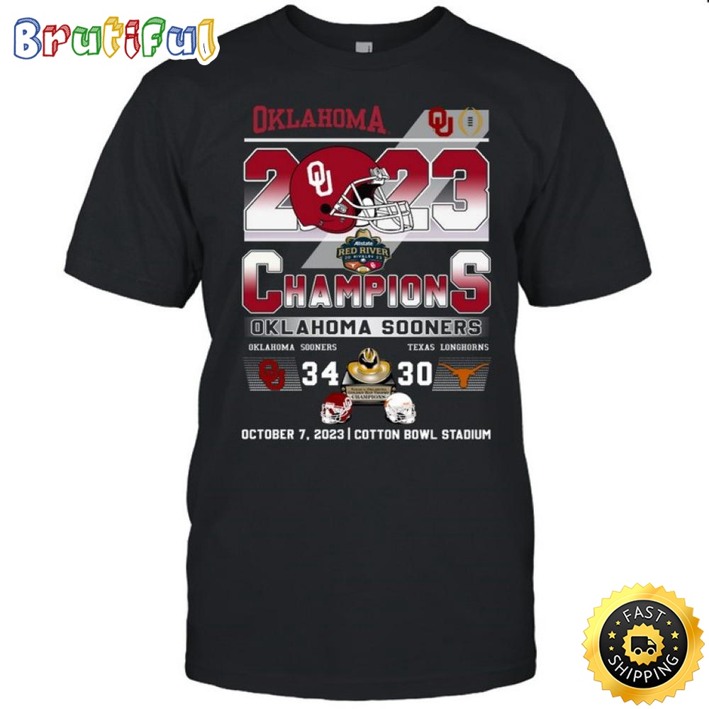 Texas vs Oklahoma NCAA 2023 Red River Rivalry T Shirt 1 q4gygo.jpg