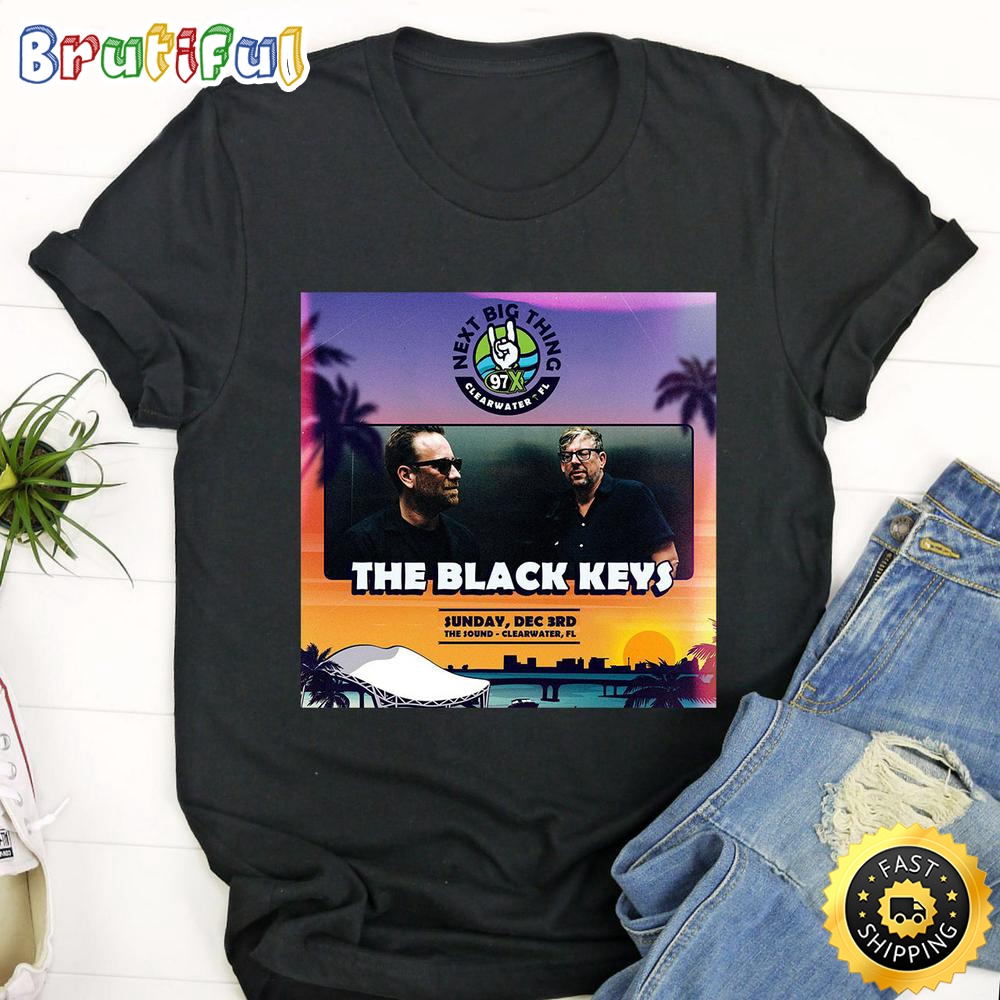 The Black Keys Sunday Dec 3rd The Sound Clearwater Fl Tour 2023 T Shirt shxet3.jpg