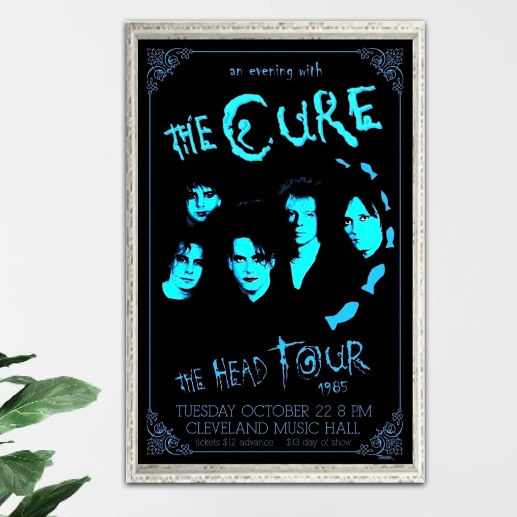 The Cure Blue Poster Canvas co255c