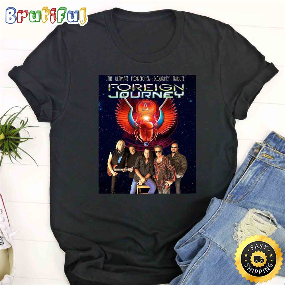 The Ultimate Foreigner Journey Tribute Foreign Journey Tour 2023 T Shirt c9ykbr