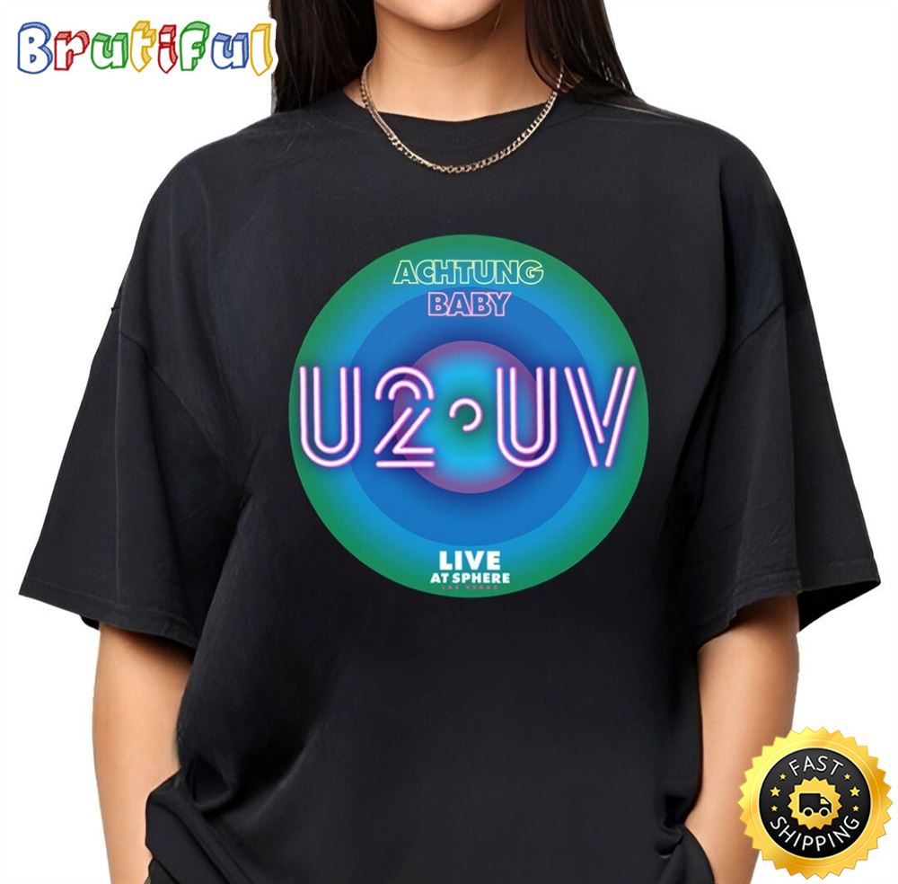 U2 Las Vegas T Shirtu2 Ultraviolet Sphere 2023 xdysit