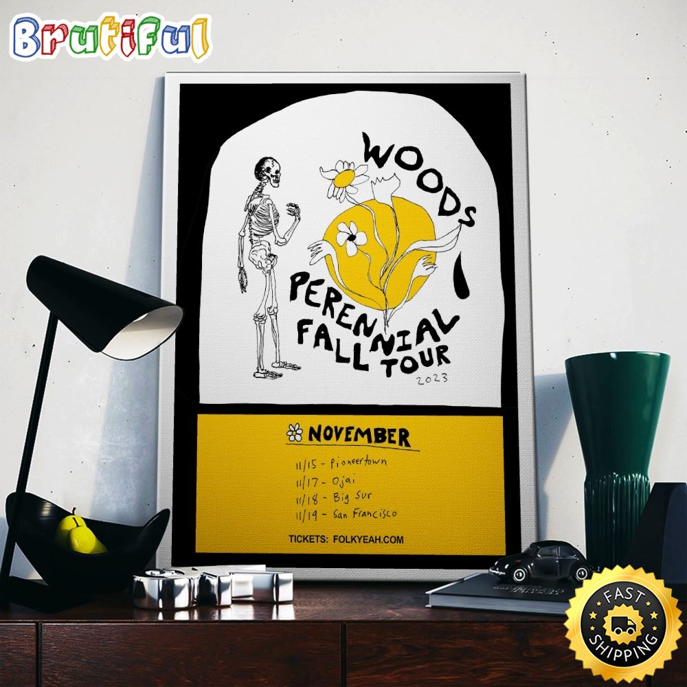 Woods Band Perennial Fall Tour 2023 November Poster z9jkg5