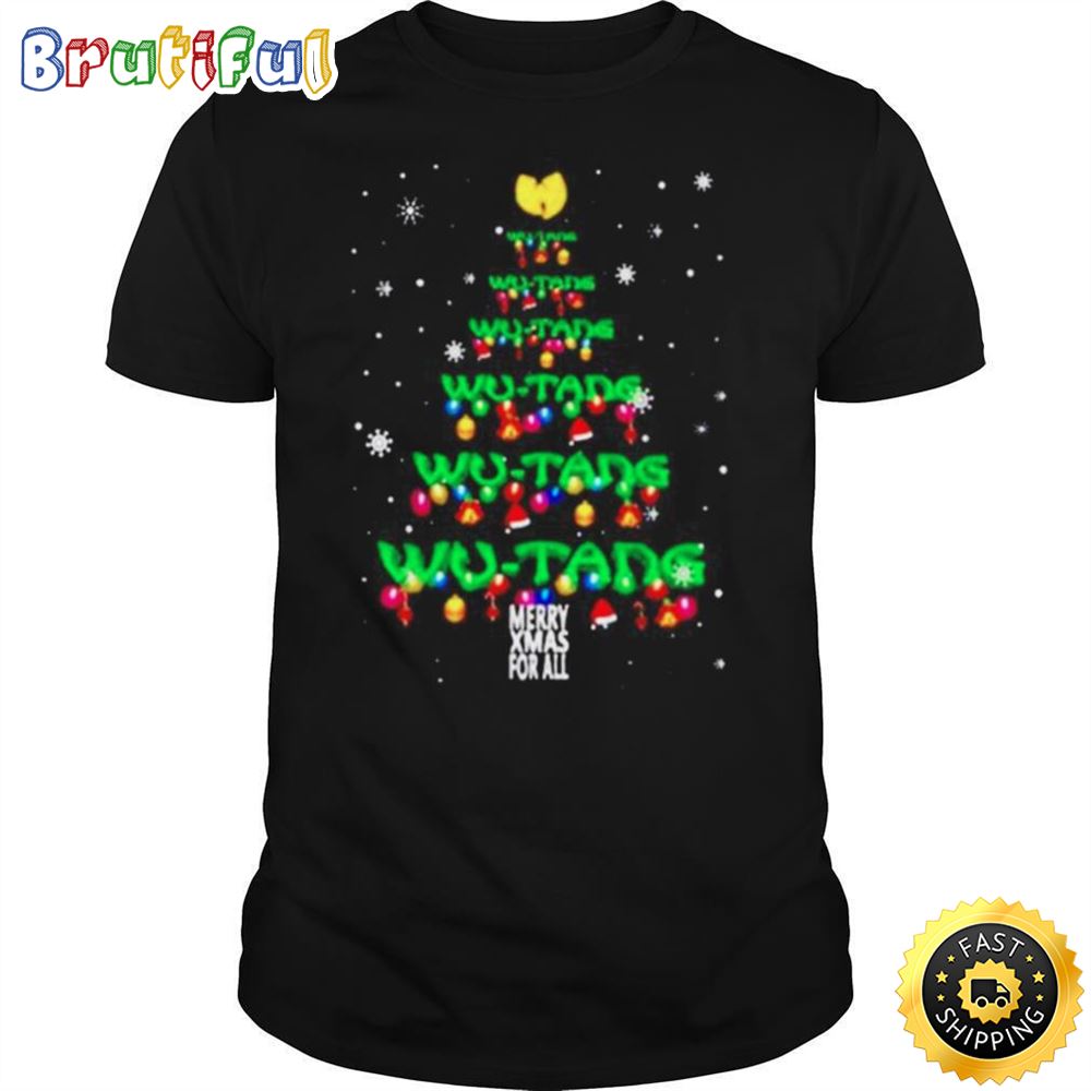 Wu Tang Clan Tree Merry Xmax For All Chirstmas Shirt ugze74