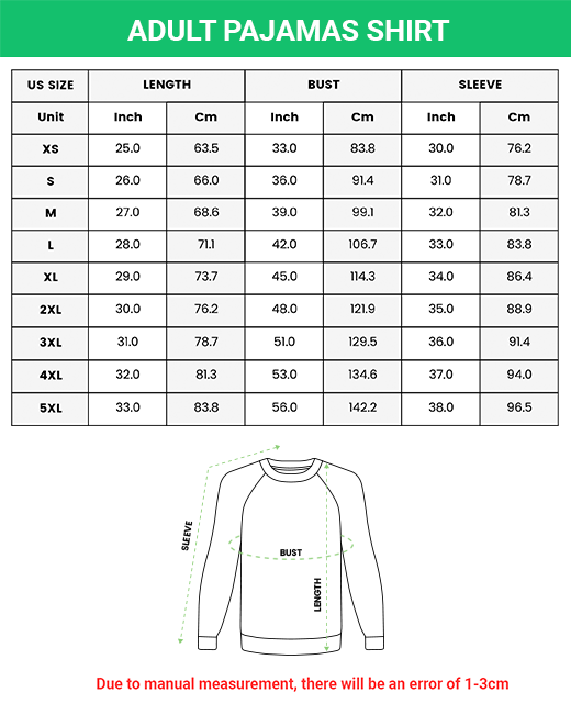ADULT PAJAMAS SHIRT