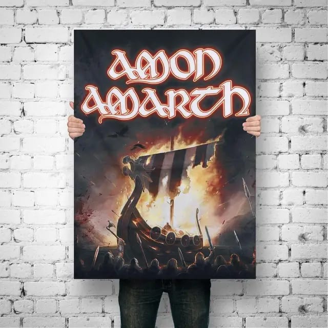 Amon Amarth Surtur Rising Canvas Classic Celebrity Canvas Poster dgxva1.jpg