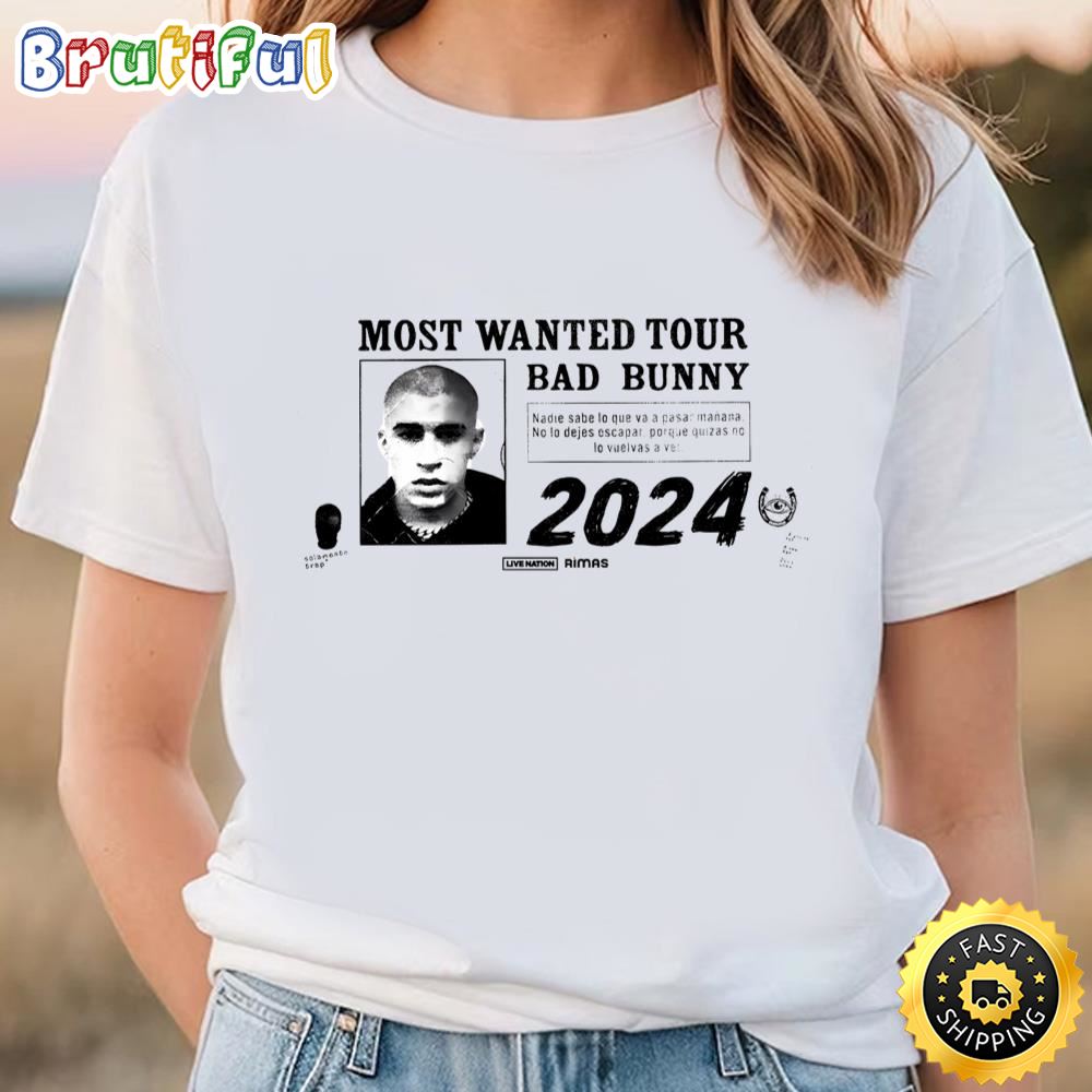 Bad Bunny Coming To The Wells Fargo Center In April 2024 Shirt Tshirt