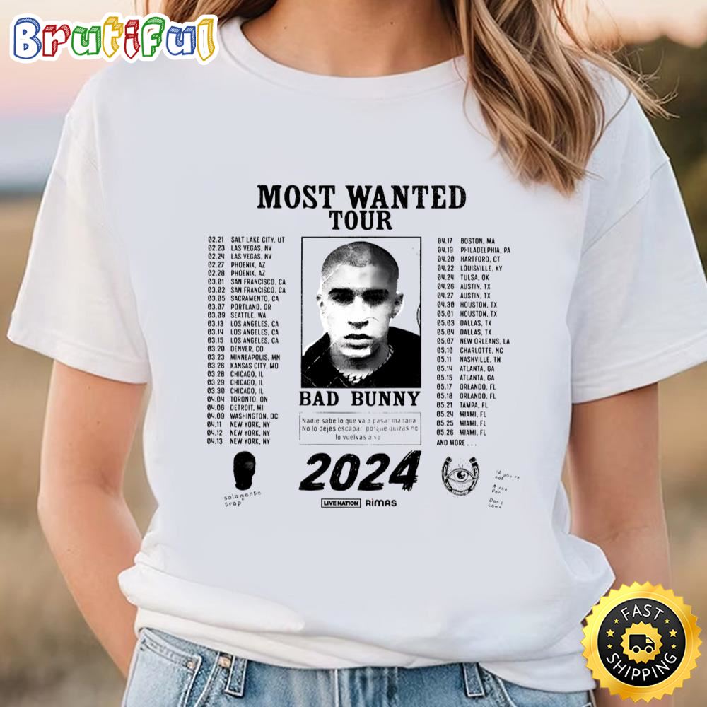 Bad Bunny Most Wanted Tour 2024 If You Are Not A Real Fan Dont Come Classic T Shirt np5cji.jpg