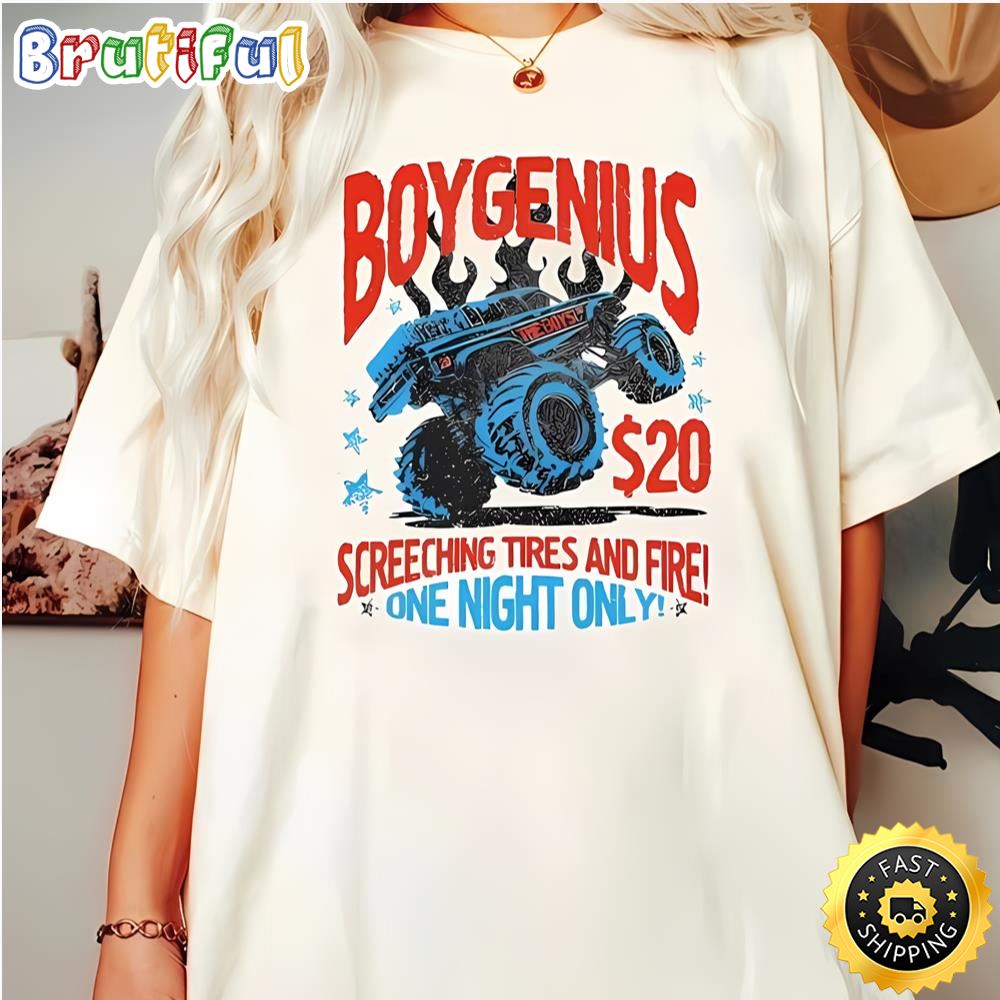 Boygenius Screeching Tires And Fire T Shirt Tee