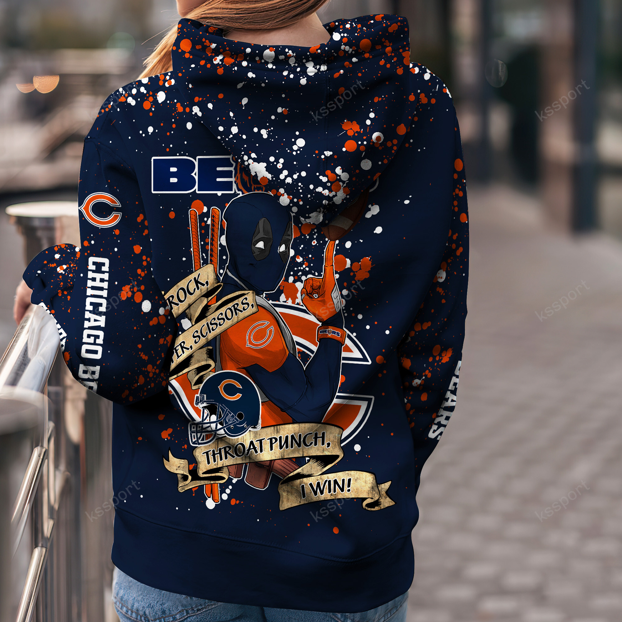 Chicago Bears NFL Custom Hoodie Leggings 2
