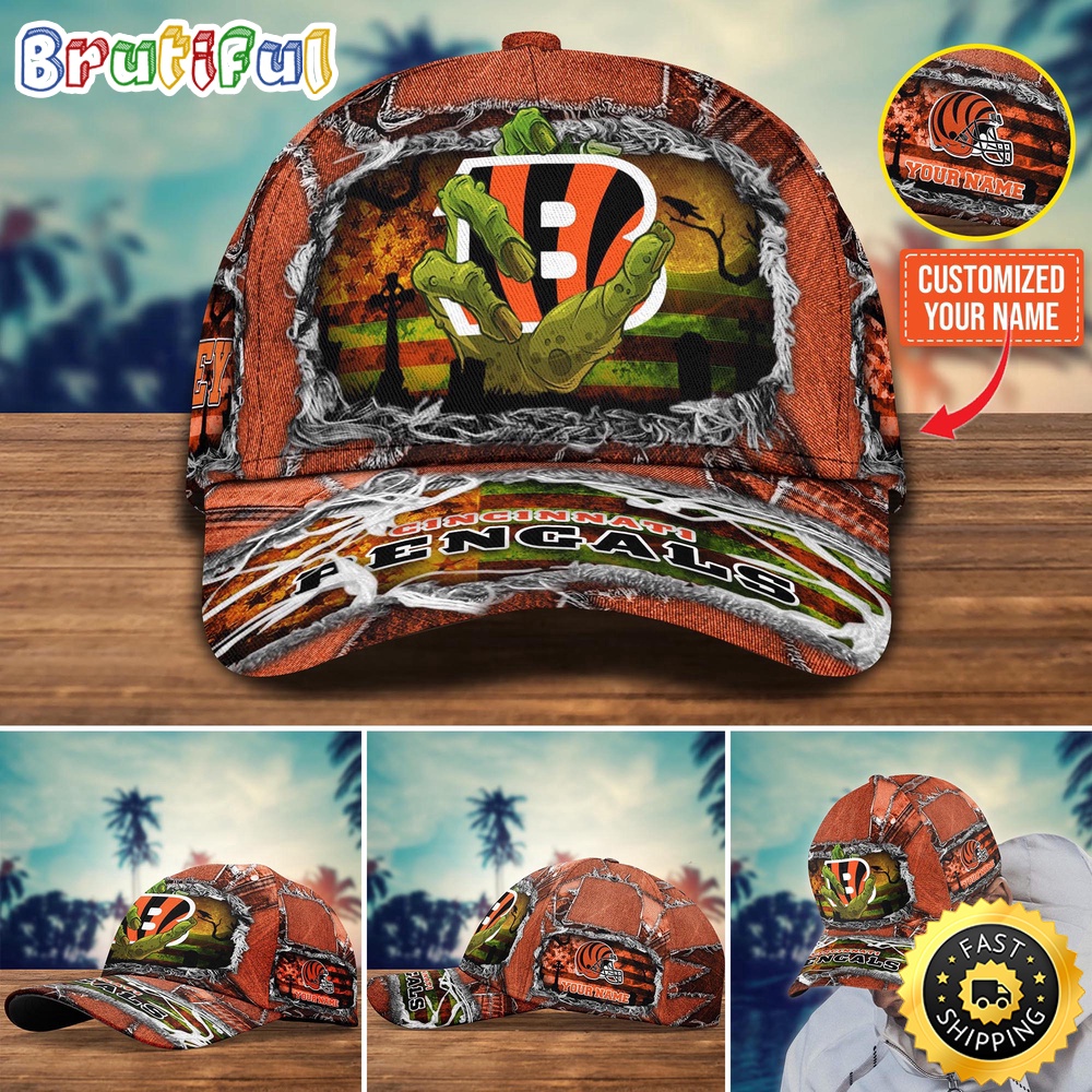 Cincinnati Bengals Baseball Cap Halloween Cap Customize For This Season