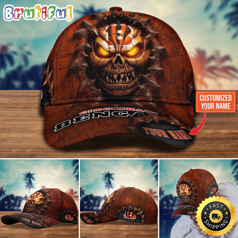 Cincinnati Bengals Baseball Cap Halloween Custom Cap For This Season