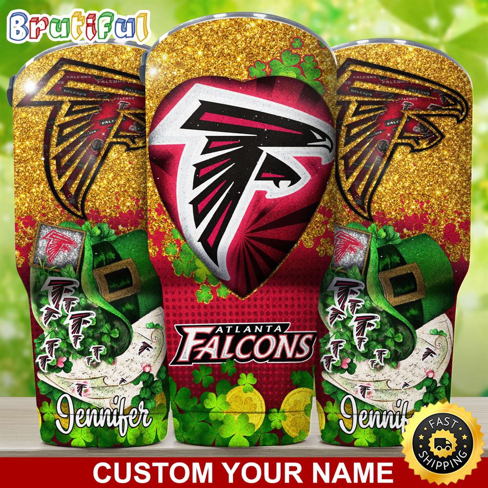 Custom Name NFL Atlanta Falcons Tumbler Nfl Patricks Day Tumbler olsbwe.jpg