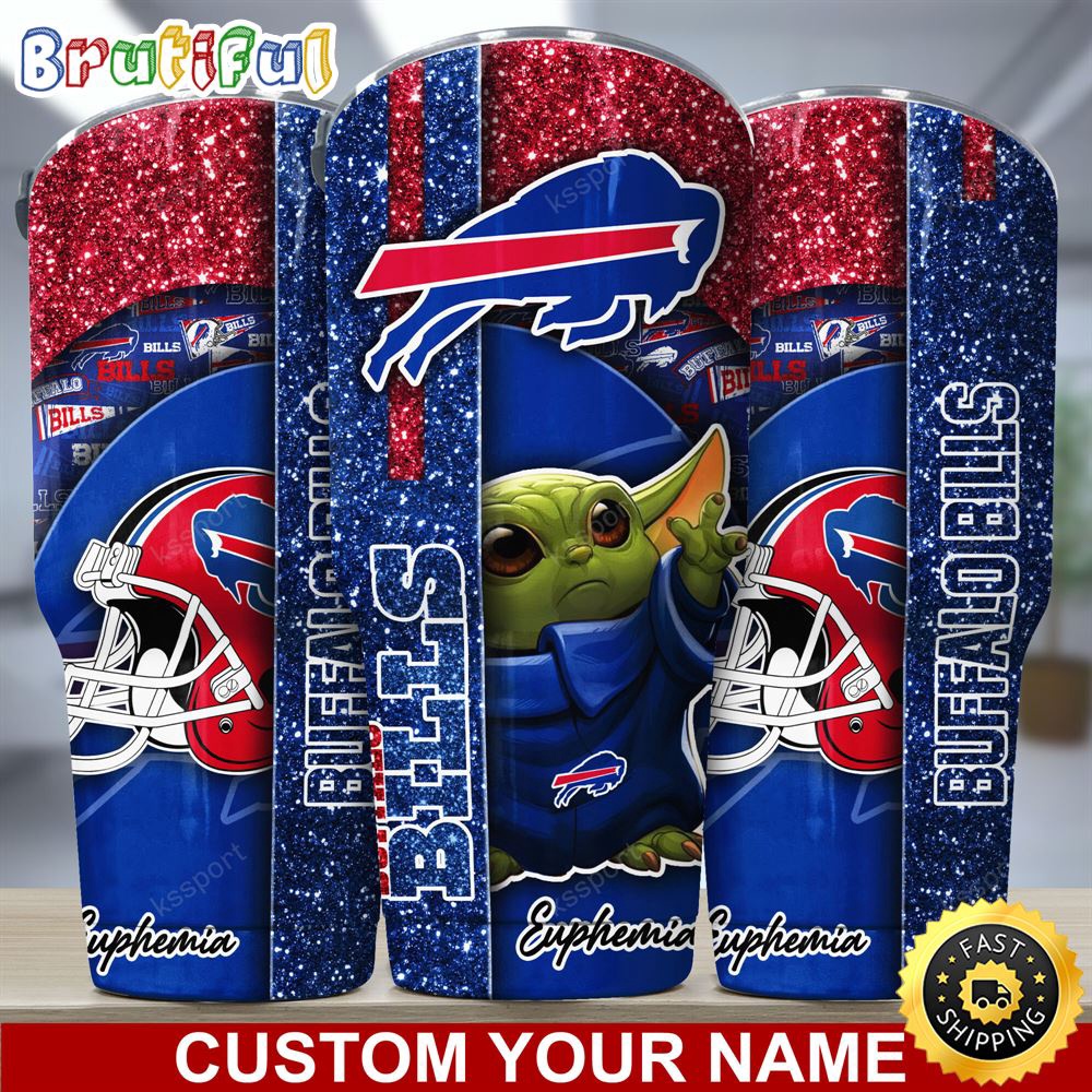 Custom Name NFL Buffalo Bills Tumbler Baby Yoda Tumbler For Fans xlrugf.jpg