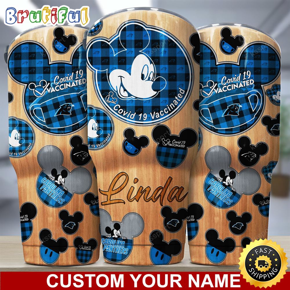 Custom Name NFL Carolina Panthers Tumbler Nfl Mickey Tumbler qchzam.jpg