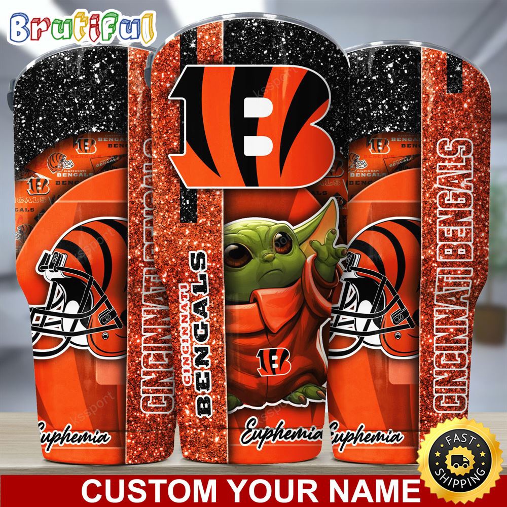 Custom Name NFL Cincinnati Bengals Tumbler Baby Yoda Tumbler For Fans logjns.jpg