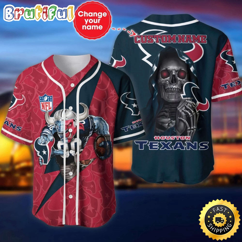 Custom Name NFL Houston Texans Baseball Jersey The Reaper Shirts j3mhjn.jpg