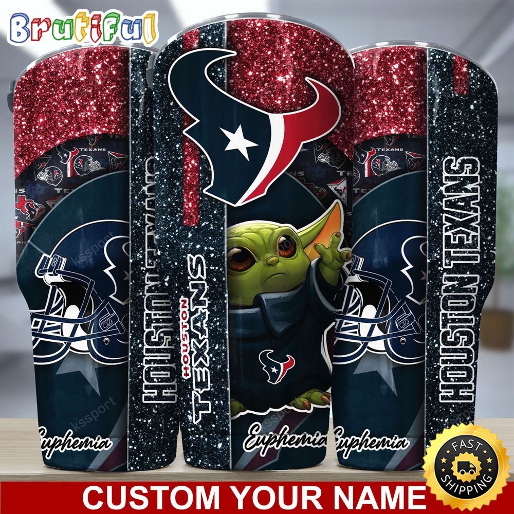 Custom Name NFL Houston Texans Tumbler Baby Yoda Tumbler For Fans c4eg19.jpg