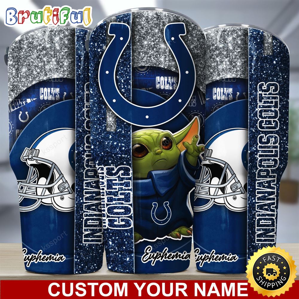 Custom Name NFL Indianapolis Colts Tumbler Baby Yoda Tumbler For Fans qymh2i.jpg