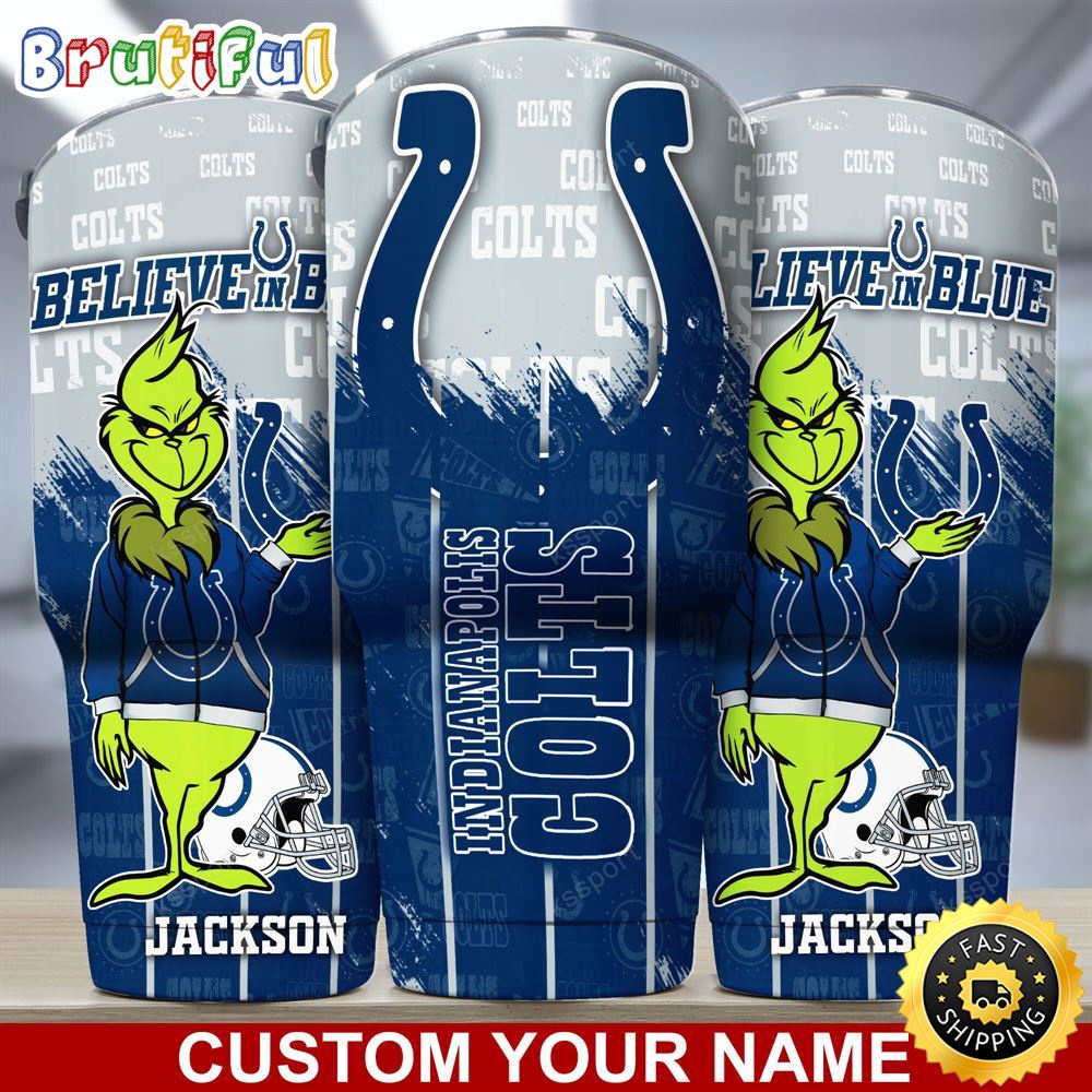 Custom Name NFL Indianapolis Colts Tumbler Grinch Tumbler For Fans g2jzpv.jpg
