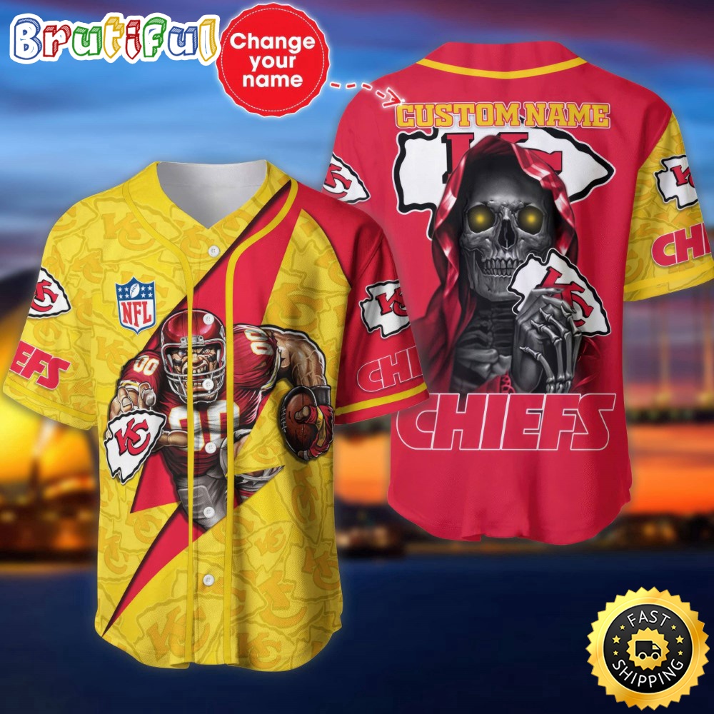 Custom Name NFL Kansas City Chiefs Baseball Jersey The Reaper Shirts kvhmpm.jpg
