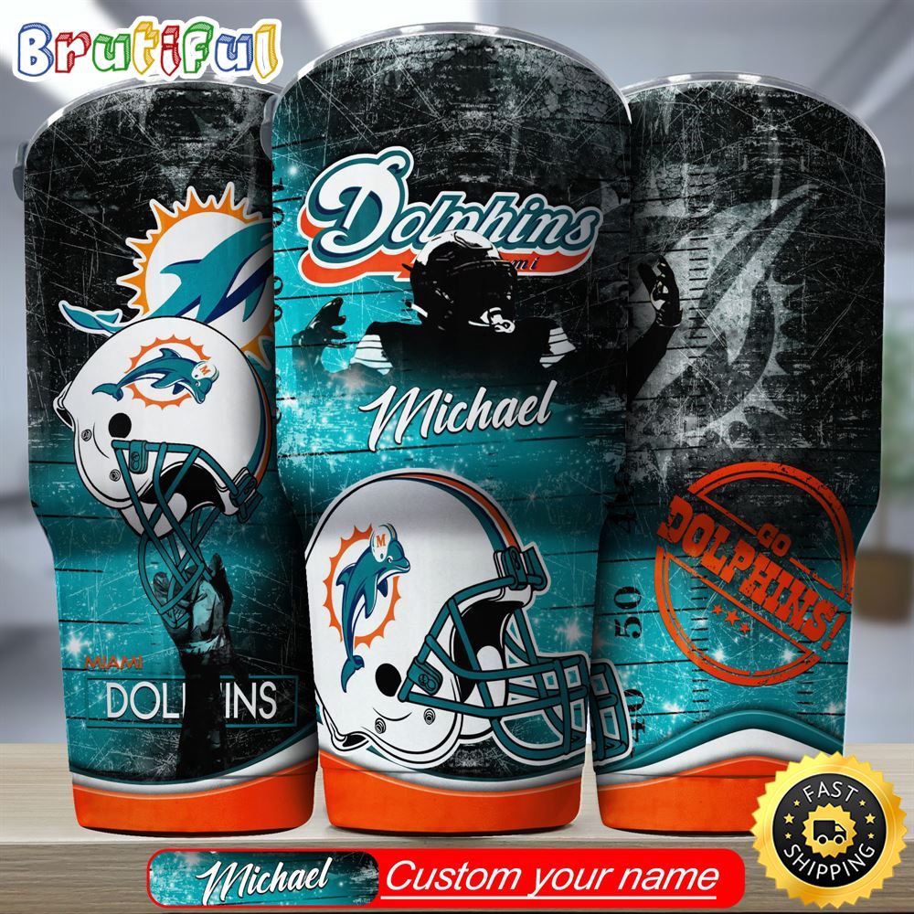 Custom Name NFL Miami Dolphins Tumbler Great Gift For Sports Fan dz0n8w.jpg