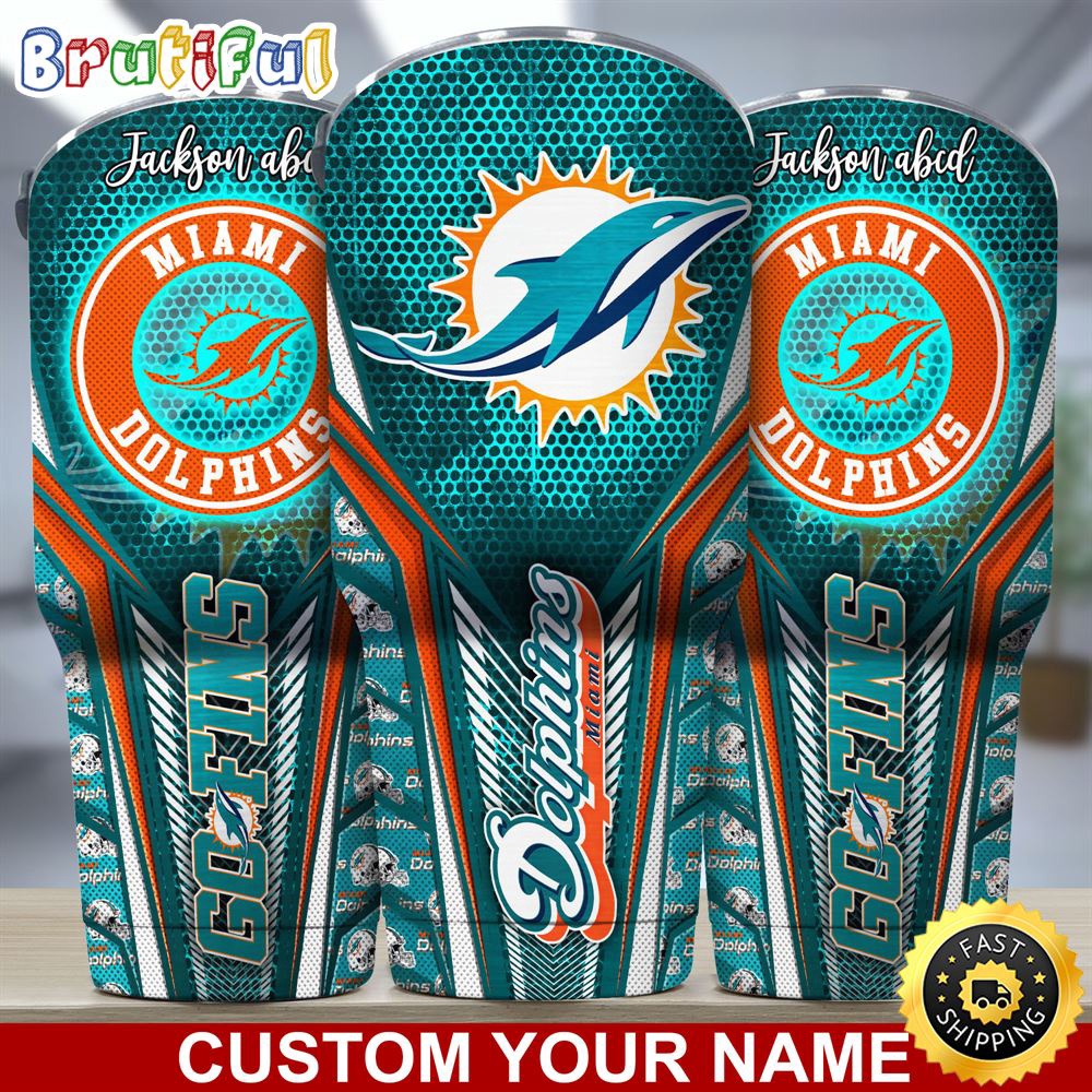 Custom Name NFL Miami Dolphins Tumbler NFL Tumbler Jersey Style For Your Loved Ones t4sosk.jpg