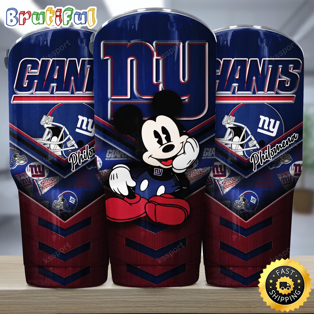 Custom Name NFL New York Giants Tumbler Mickey And Logo Nfl Tumbler hzji1u.jpg