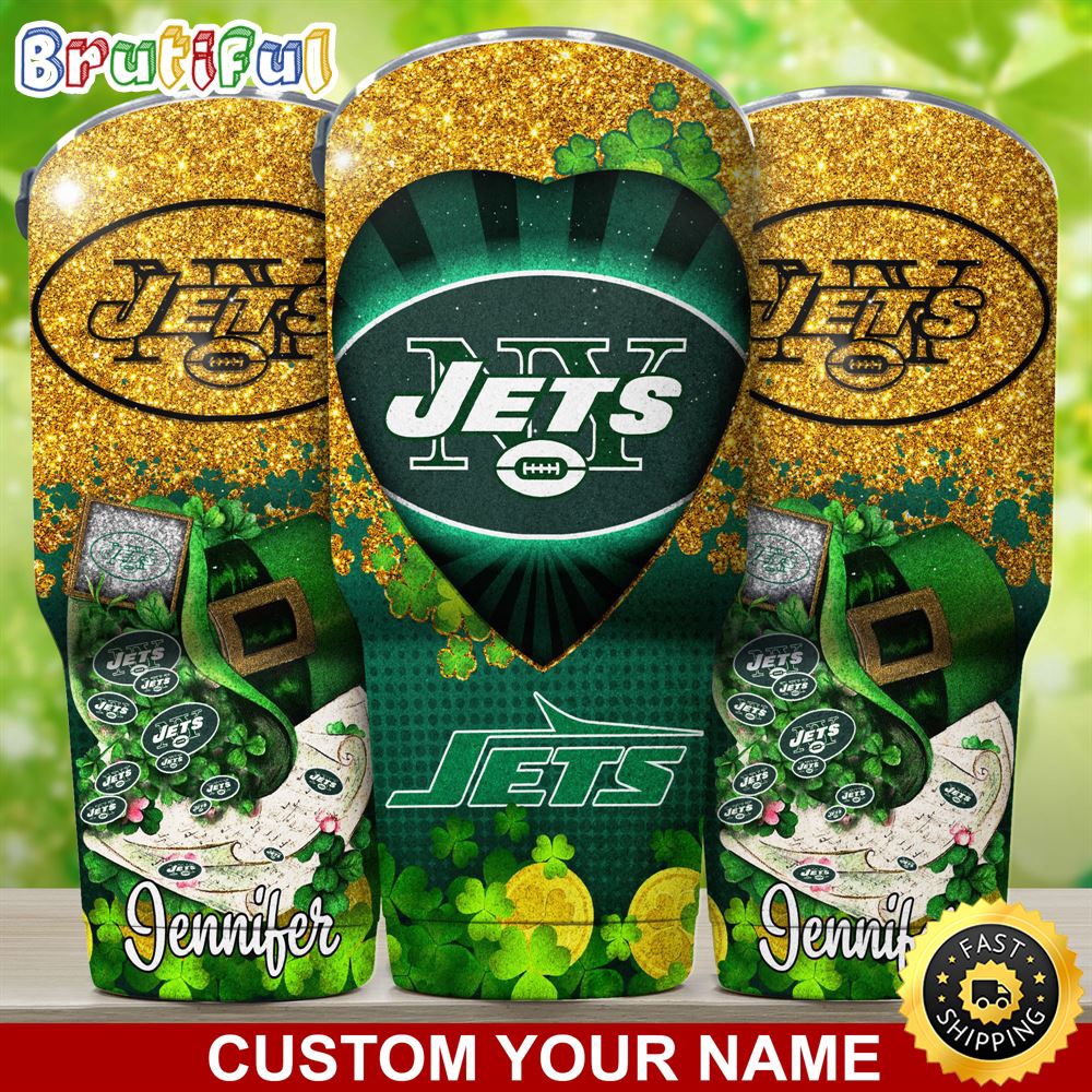 Custom Name NFL New York Jets Tumbler Nfl Patricks Day Tumbler hmhedr.jpg