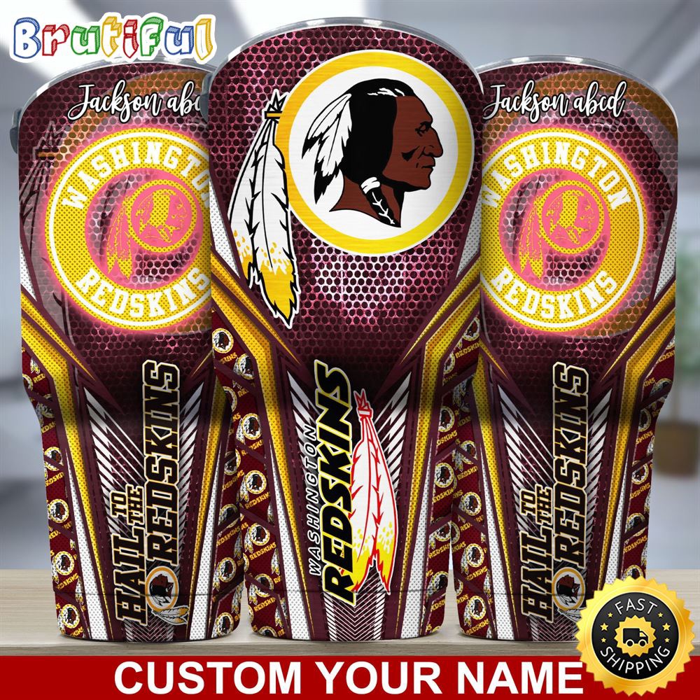Custom Name NFL Washington Commanders Tumbler NFL Tumbler Jersey Style For Your Loved Ones manskk.jpg