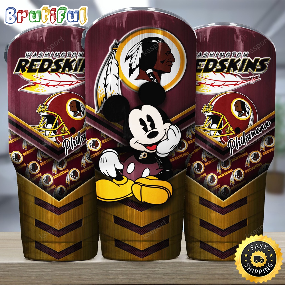 Custom Name NFL Washington Redskins Tumbler Mickey And Logo Nfl Tumbler r4b1m3.jpg