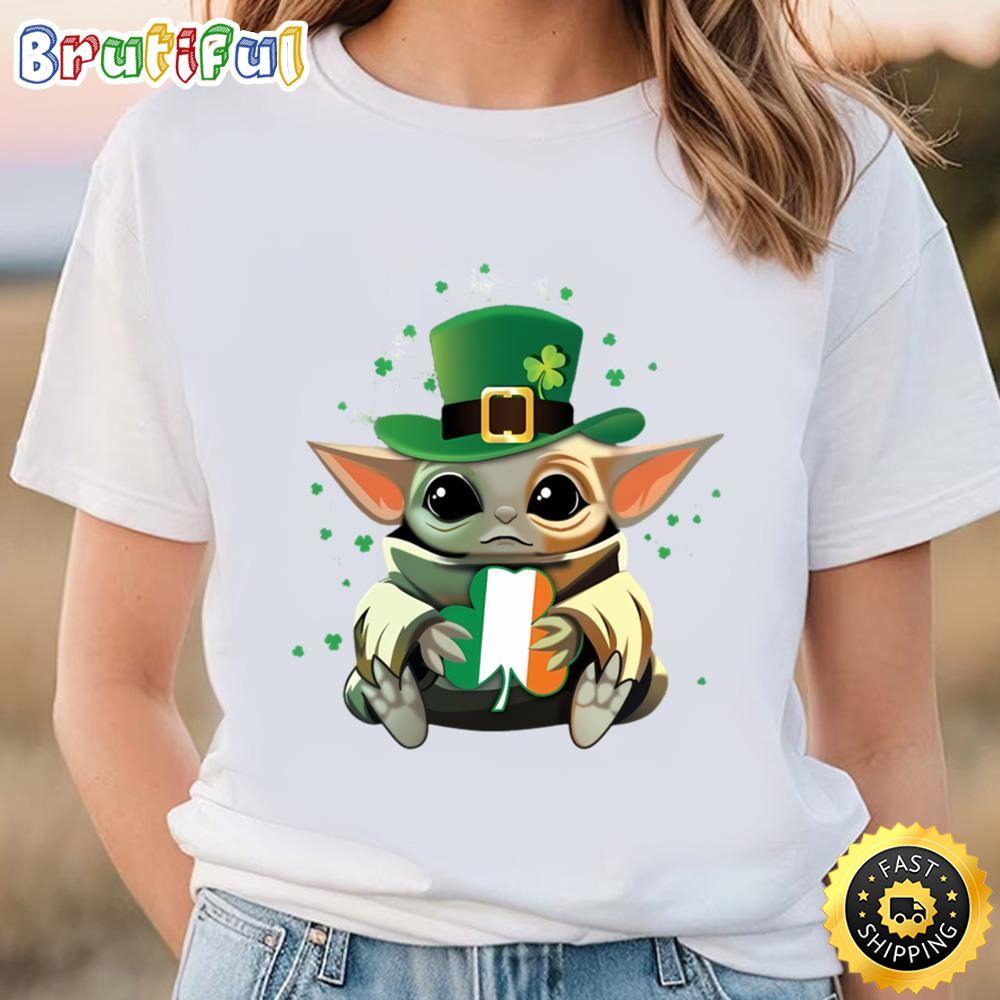 Baby Yoda Star War St Patricks Day T shirt Tshirt