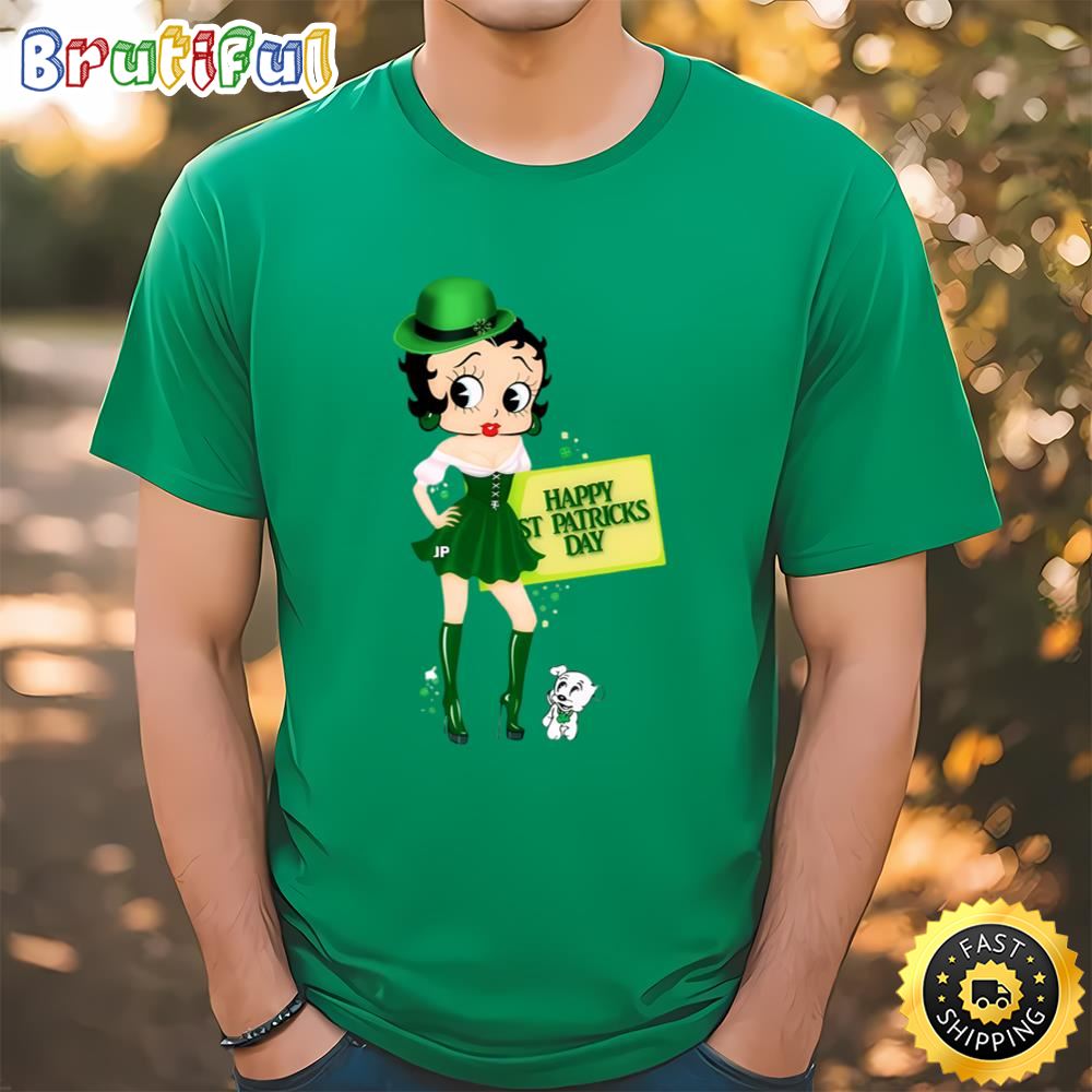 Betty Boop Happy St Patricks Day Shirt Tee
