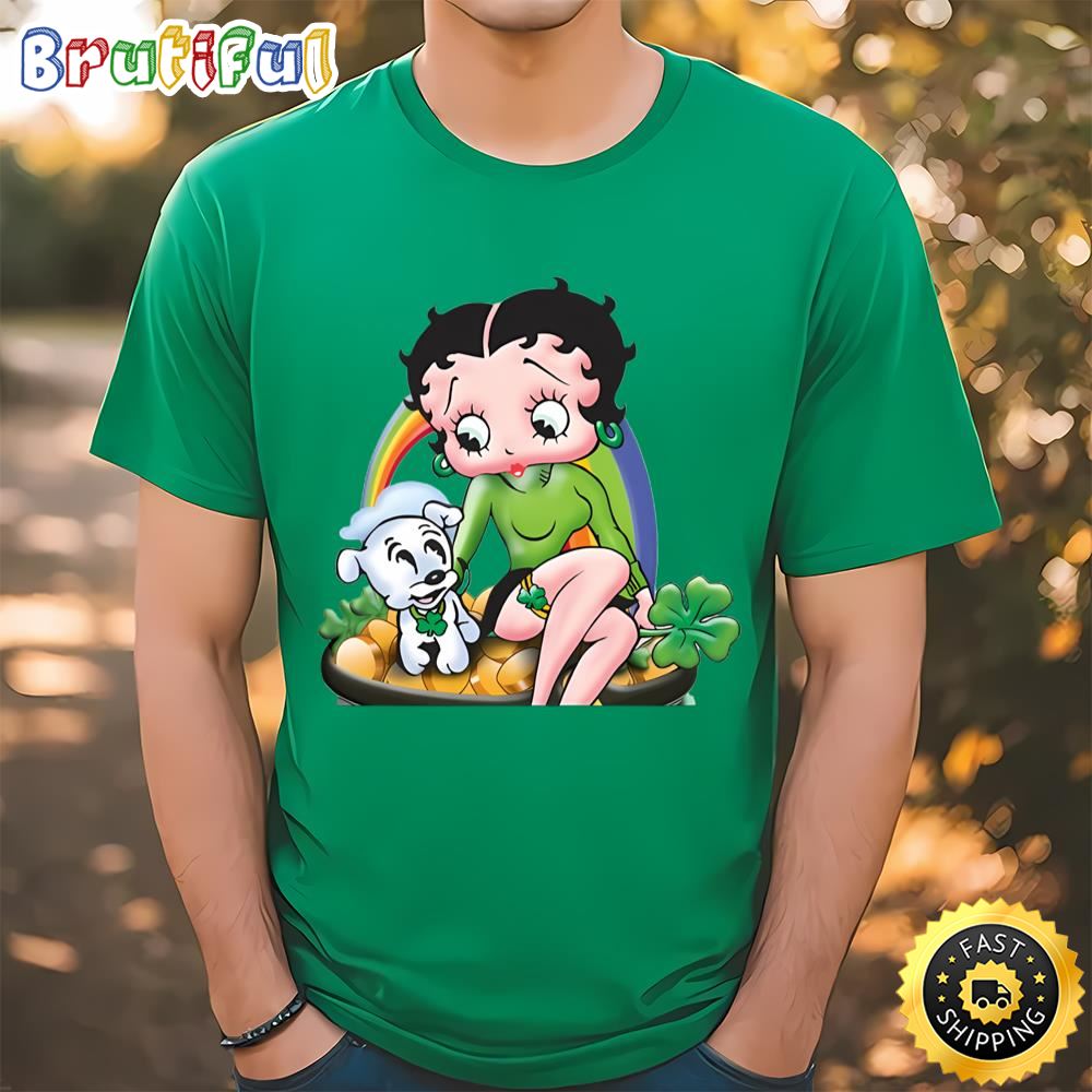 Betty Boop Irish St Patricks T Shirt Tshirt