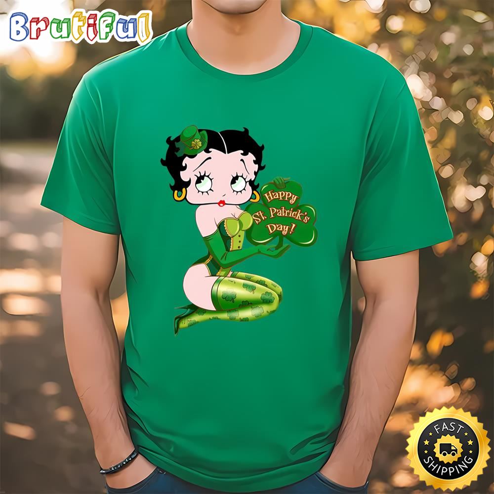 Betty Boop Pictures Archive Saint Patrick’s Day Unisex T shirt Tshirt