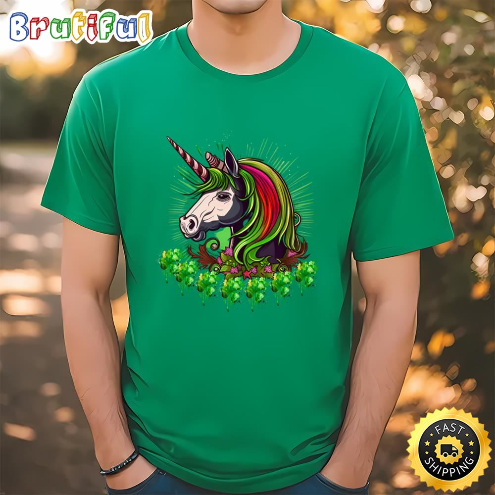 Cute And Funny St Patrickâ€™s Day Unicorn Design T shirt Tshirt