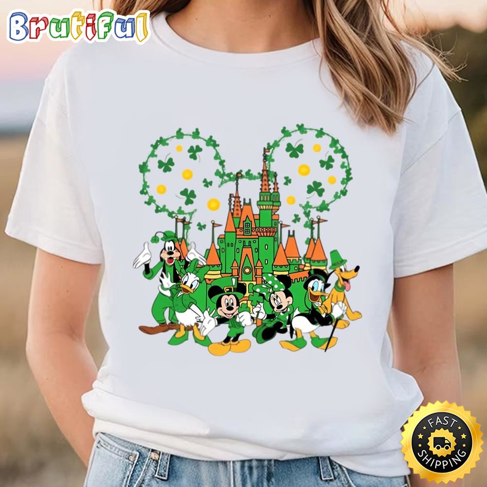 Disneyland St Patricks Day Shamrock Disney T shirt Tee