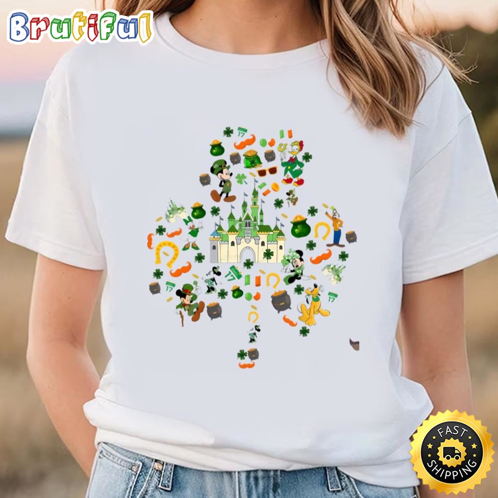 Disneyy Patricks Day Shirt, Mickey Minnie Shamrock Shirt t shirt