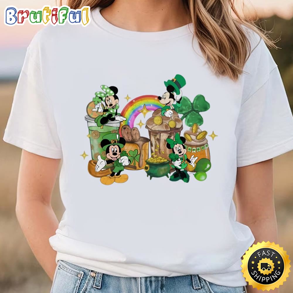 Disneyy St. Patricks Day Shirt, Green Mickey Lucky Shamrock Shirt Tee